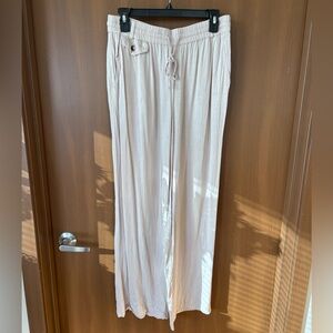 Maeve Cream Drawstring Pants